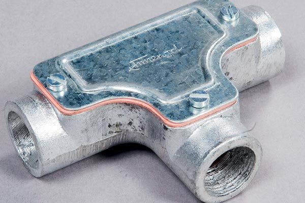 Elydan - Té acier fileté pour tube MRL 5557 Ø25