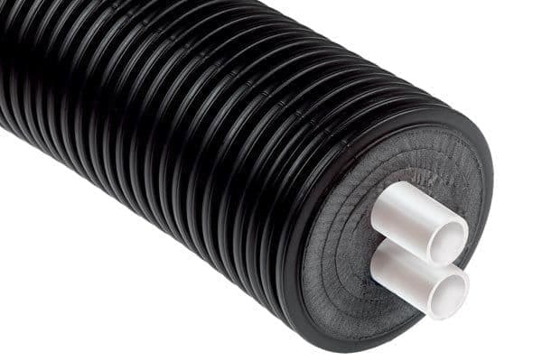 Elydan - TERRENDIS Canalisation préisolée sanitaire - Double - 160/50+40 PEX-A PN10