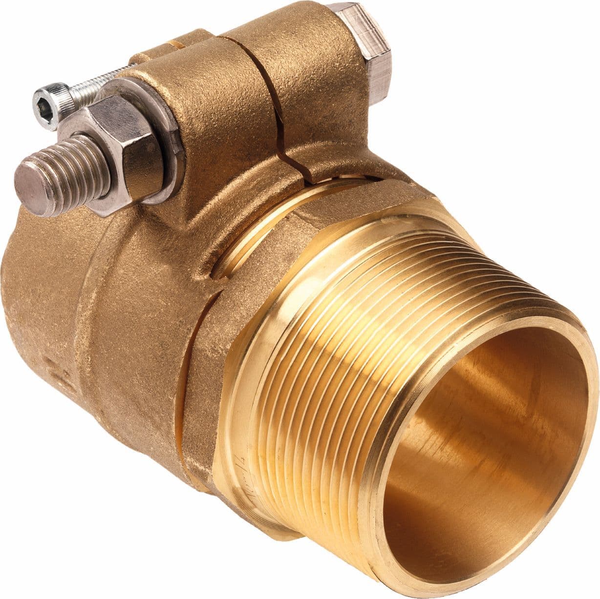 Elydan - Raccord sanitaire droit laiton à visser pour tube PER 75x10,3-M2''1/2 TERRENDIS