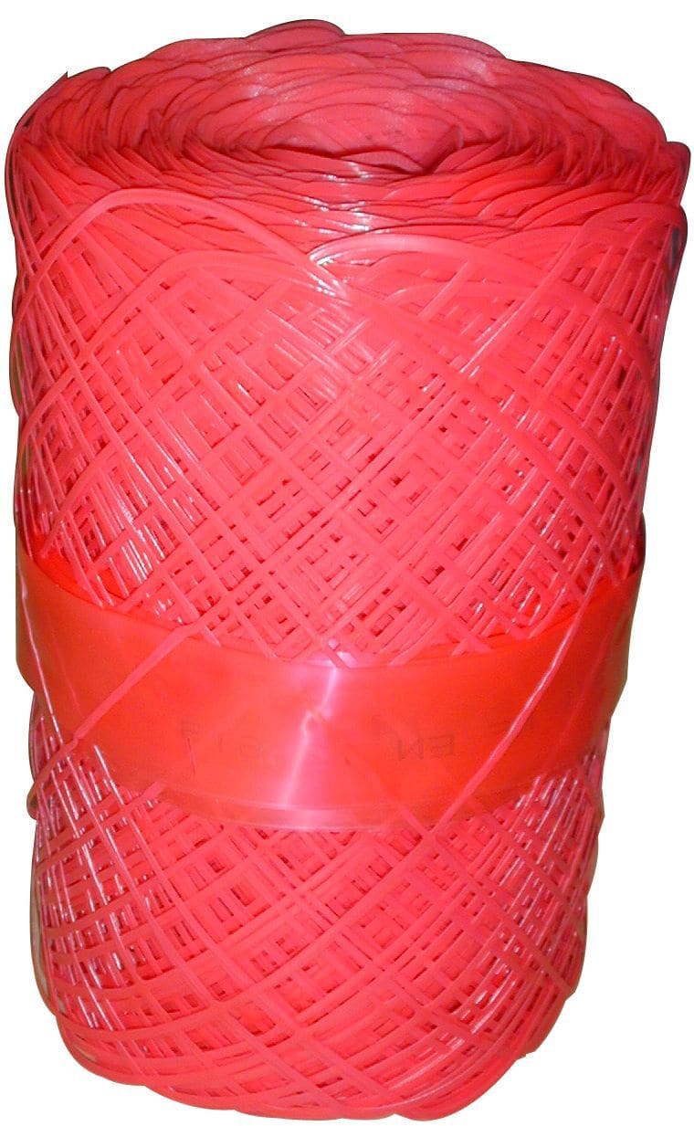 Elydan - Grillage avertisseur réseaux électriques - Rouge - Largeur 30 cm - Longueur 100m