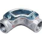 Elydan - Accessoires pour MRL : équerre acier filetée pour tube MRL 5557 Ø25