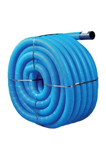 Elydan - Fourreau de protection réseaux d'eau potable DN50 - Couleur bleu - Couronne 25m