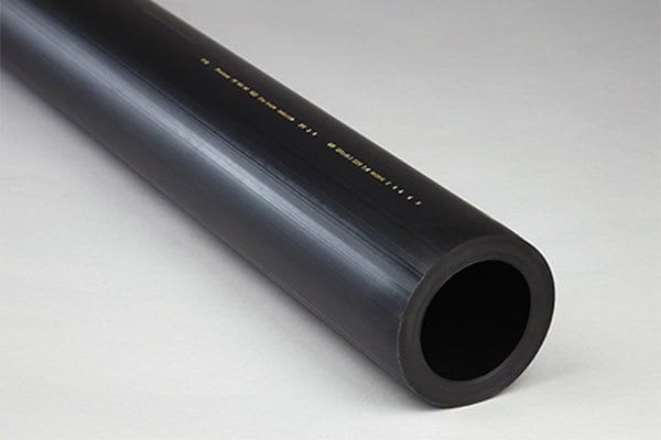 Elydan - Tube en PE100 pour eaux brutes/industrielles 125x7,4 - 10 Bar - Barre de 6m