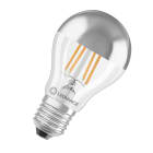 Ledvance - LEDV LED CLASSIC A Miroir P 6.5W 827 argent E27 - 650 lm - 2700 K - IRC80
