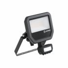 Ledvance - Projecteur FL20 PIR 11/17W 830 1465/2200lm Sym100 IP65 Noir MultiLumenNatureloop
