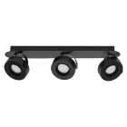 Ledvance - LDV Spot Venus Trio 16W/3000K 650lm Noir orientable - Plafonnier LEDVANCE