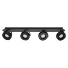 Ledvance - LDV Spot Venus Quattro 21W/3000K 910lm Noir orientable - Plafonnier LEDVANCE