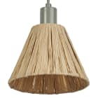Ledvance - LDV Suspension mono déco RAFFIA à culot E27 vert - lampe non incluse LEDVANCE