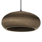 Ledvance - LDV Plafonnier déco Cardoboard Drop, culot E27 brun - lampe non incluse LEDVANCE
