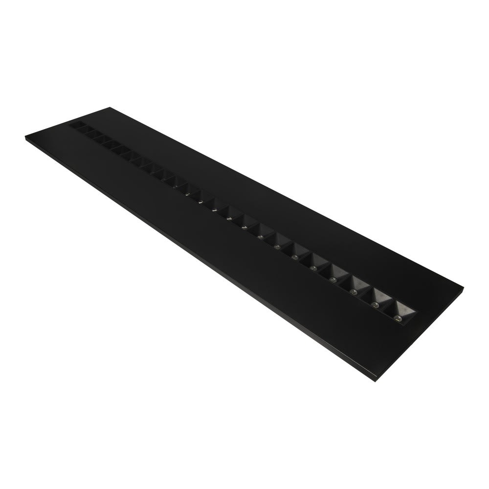Ledvance - Panel LED Louver 1200x300 27,5W 4000K 4000lm UGR16 optiques individuelles noir