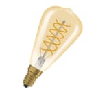 Ledvance - OSR Vintage 1906 LED  EDISON DIM 4.8W 822 Gold E14 360lm 2200K DIM 320° IRC80