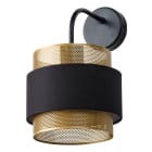 Ledvance - Applique Decor Hornet noir/doré avec douille E27 (lampe non fournie)