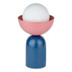 Ledvance - Luminaire à poser Decor Bowl bleu/rose avec douille E14 (lampe non fournie)
