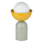 Ledvance - Luminaire à poser Decor Bowl vert/jaune avec douille E14 (lampe non fournie)