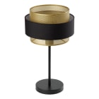 Ledvance - Luminaire à poser Decor Hornet noir/doré avec douille E27 (lampe non fournie)