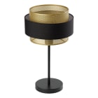 Ledvance - Luminaire à poser Decor Hornet noir/doré avec douille E27 (lampe non fournie)