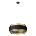 Ledvance - Suspension ronde Decor Hornet noir/doré - 3 douilles E27 (lampes non fournies)