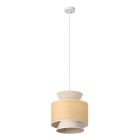 Ledvance - Suspension Decor Wrap Cone beige avec douille E27 (lampe non fournie)