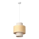 Ledvance - Suspension Decor Wrap Cyllndre beige avec douille E27 (lampe non fournie)