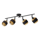 Ledvance - Spot Decor Hornet 11,2W/2700K 400lm avec 4 lampes flammes filament claires E14