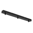 Ledvance - LDV 1906 Triple Canopy Rect Noir - Patère rectangulaire pour suspension Pendulum