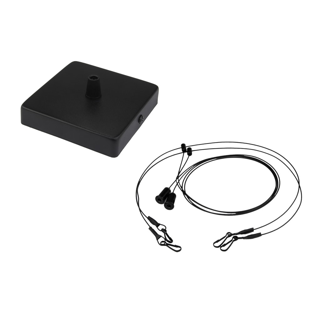 Ledvance - Panel LED Louver : kit de suspension 1,5m noir pour Panel 600x600 et 1200x300