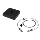 Ledvance - Panel LED Louver : kit de suspension 1,5m noir pour Panel 600x600 et 1200x300