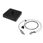 Ledvance - Panel LED Louver : kit de suspension 1,5m noir pour Panel 600x600 et 1200x300