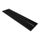 Ledvance - Panel LED Louver 1200x300 DALI 27,5W 4000K 4150lm U16 optique individuelle noir