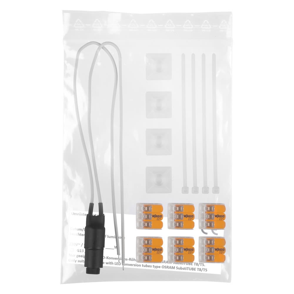 Ledvance - KIT de conversion luminaire pour tube LED en 230V duo