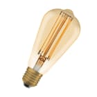 Ledvance - LED CLASSIC OSRAM 1906 DIM EDI60 Verre Doré Filament E27 8,8W 2200K 806lm