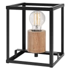 Ledvance - LDV Decor NAIROBI TABLE E27 Bois Noir Ledvance