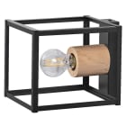 Ledvance - LDV Decor NAIROBI WALL E27 Bois Noir Ledvance
