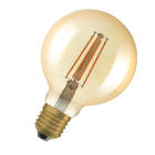 Ledvance - LED OSRAM 1906 DIM CLG55 D95 Verre doré - Filament E27 6,5W 2400K