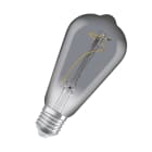 Ledvance - LED CLASSIC OSRAM 1906 EDI10 Verre Fumé E27 3,4W 1800K 100lm