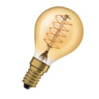 Ledvance - LED OSRAM 1906 DIM CLP25 Verre doré Filament spiral E14 3,4W 2200K 250lm