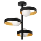 Ledvance - LDV Decor MEMPHIS PLAFONNIER G9 Noir/Or Ledvance