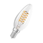 Ledvance - LED OSRAM 1906 DIM CLB40 Verre clair Filament spiral E14 4,8W 2700K