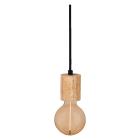 Ledvance - LDV Suspension PENDULUM CYLINDER Vintage 1906 Bois E27 (lampe non fournie)