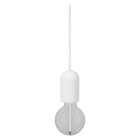 Ledvance - LDV Suspension PENDULUM ROUND PLASTER Vintage 1906 Blanc E27 (lampe non fournie)