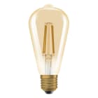Ledvance - LED OSRAM 1906 DIM EDISON60 Verre doré - Filament E27 7,2W 2400K