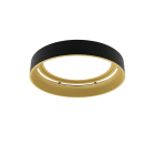 Ledvance - LDV SURFACE CIRCULAR Cadre décoratif noir et doré pour Hublot IP44 rond LEDVANCE