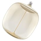 Ledvance - LED OSRAM 1906 Big Oval25 Verre ambré - Fil magnétique - E27 3,4W 2700K 250lm