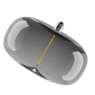 Ledvance - LED OSRAM 1906 Big Elipse6 Verre Smoke - Fil magnétique - E27 4W 1800K 60lm