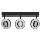Ledvance - LDV Spot Saturn trio 29W 690lm click CCT Noir orientable - plafonnier LEDVANCE