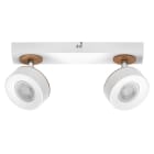Ledvance - LDV Spot Pluto duo 298mm 10W/3000K 615lm blanc orientable - Plafonnier LEDVANCE