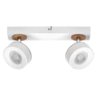 Ledvance - LDV Spot Pluto duo 298mm 10W/3000K 615lm blanc orientable - Plafonnier LEDVANCE