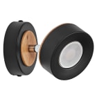 Ledvance - LDV Spot Pluto mono 90mm 5W/3000K 300lm Noir orientable - Plafonnier LEDVANCE