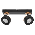 Ledvance - LDV Spot Pluto duo 298mm 10W/3000K 615lm Noir orientable - Plafonnier LEDVANCE