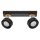 Ledvance - LDV Spot Pluto duo 298mm 10W/3000K 615lm Noir orientable - Plafonnier LEDVANCE